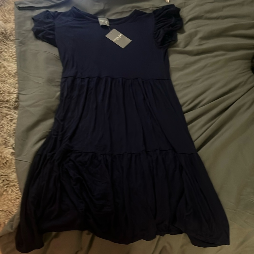 Ruffle Sleeve Tiered Babdyoll Summer Mini Sundress Olivia Rae New York